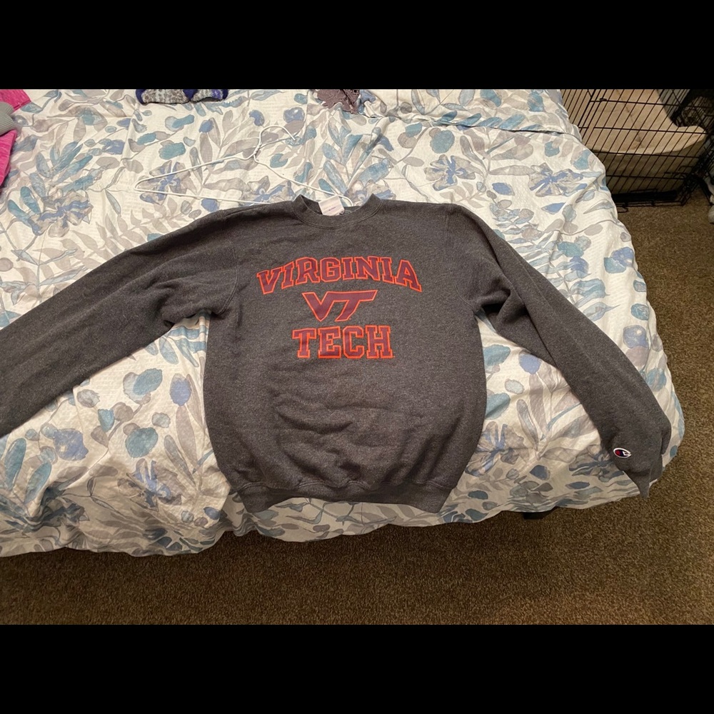 Crewneck gray Virginia Tech Sweatshirt